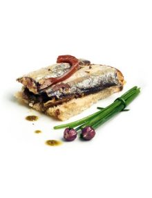 Lemon Garlic Whole Sardines in Olive Oil (226 grams)