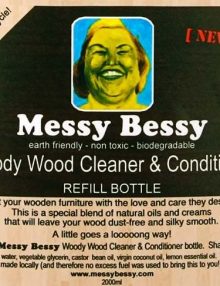Messy Bessy Woody Wood Cleaner and Conditioner, Refill (2 liter)
