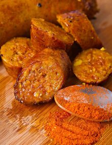 Organic Pio's Saffron Sausage